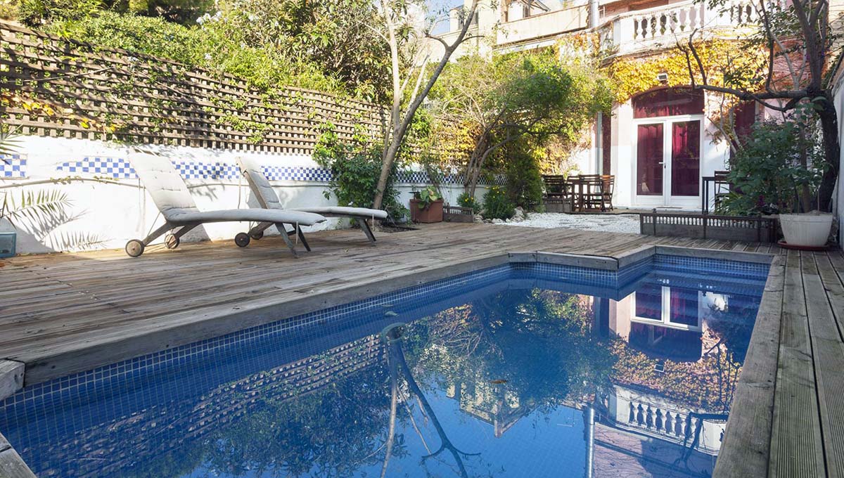Affitto di appartamenti turistici a Barcellona: casa con piscina