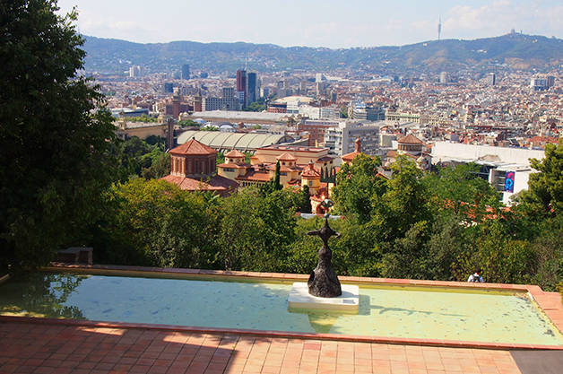 fondazione miro panorama di Barcellona