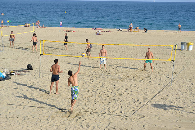 Spiagge di Barcellona beach volley