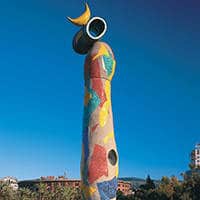 scultura di Miró a Barcellona: la dona i l'ocell arte pubblica