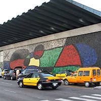 affresco di Miró arte pubblica