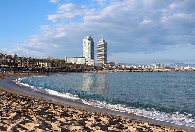 spiaggia di Barceloneta attività gratuite