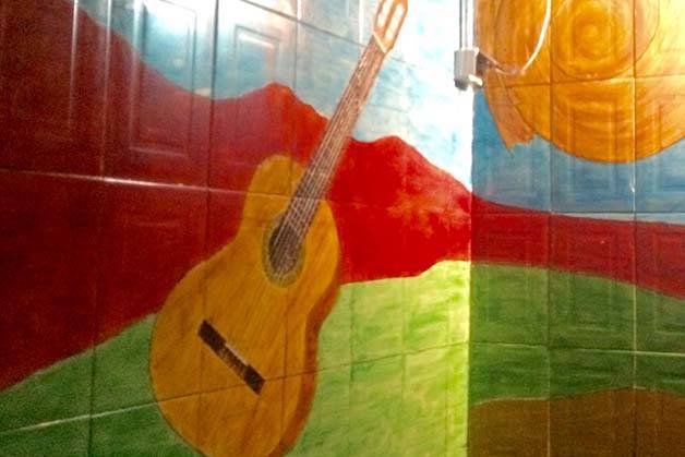 Mariatchi decorazione parete: chitarra