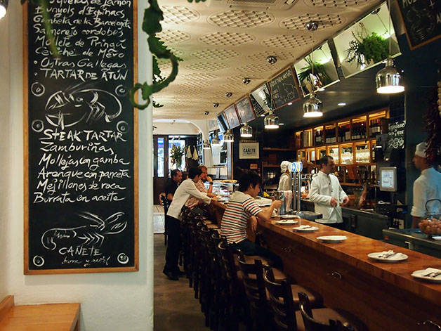mangiare bar Cañete Barcellona