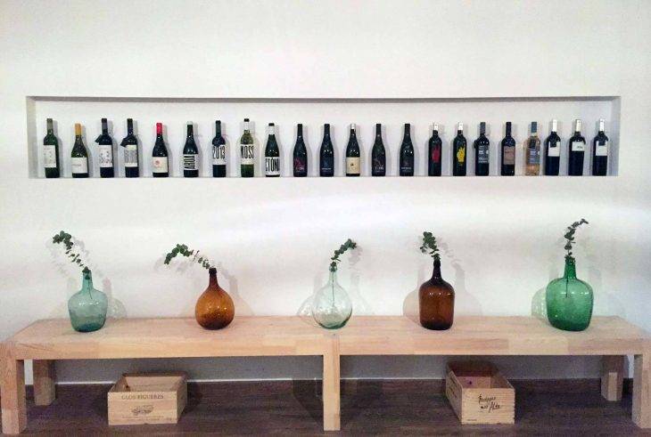 Amovino, bottiglie di vino