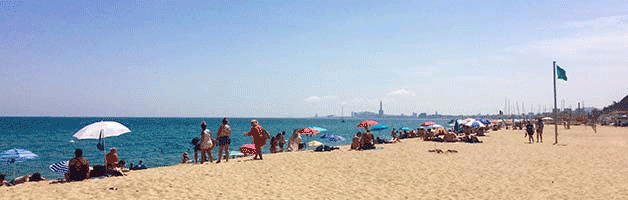 Spiagge nei dintorni di Barcellona Montgat