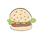 dessin burger