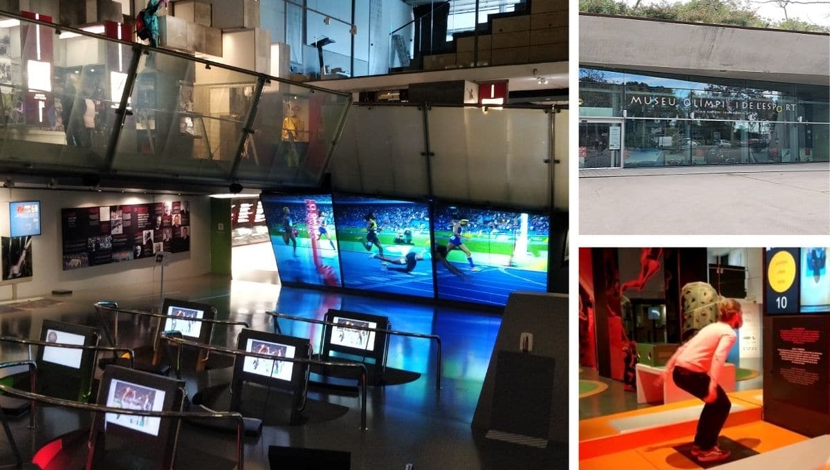 interno, esterno e area interattiva del Museo Olimpico