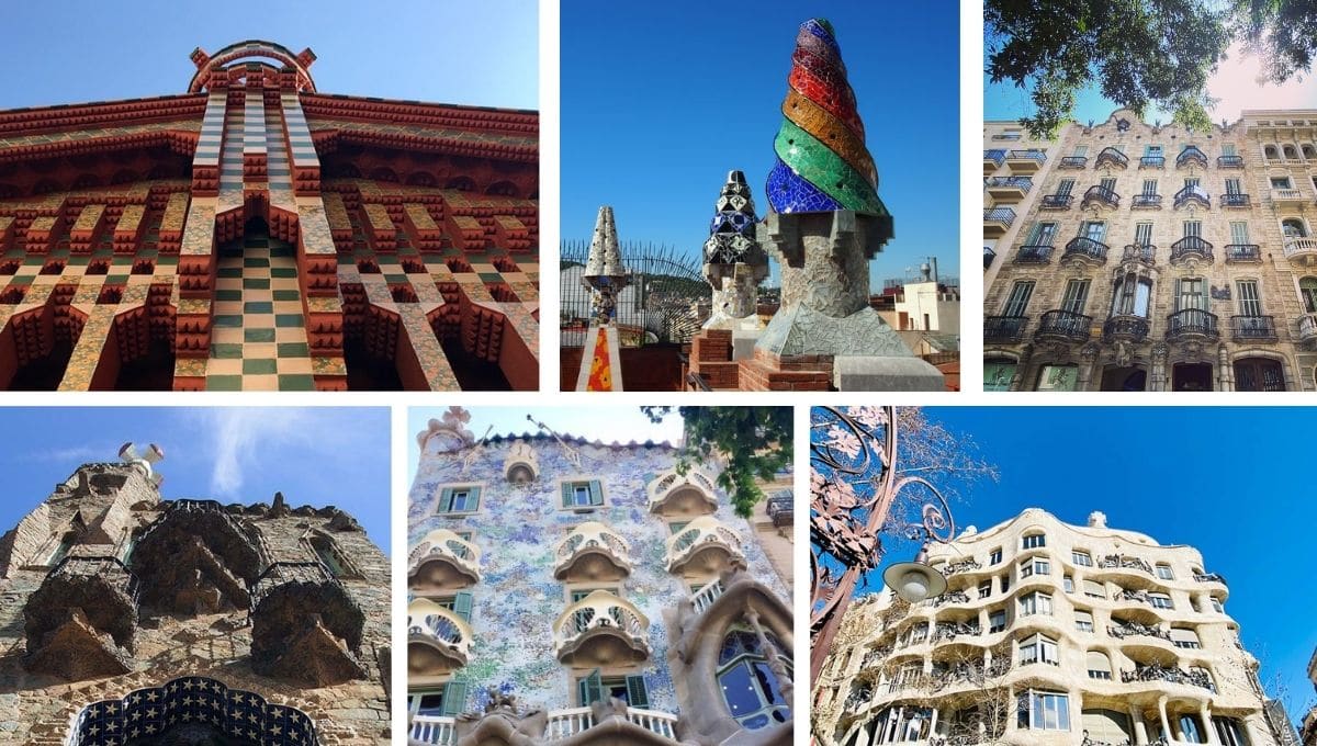 Le 6 case di Gaudí a Barcellona : viaggio nell’universo creativo di un genio