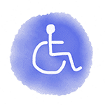 disegno logo disabile