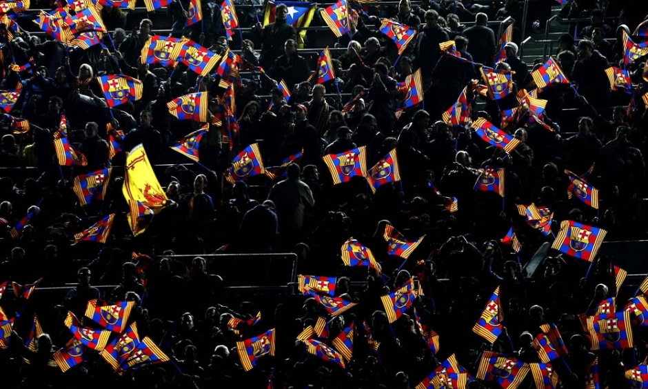 bandiere del Barça