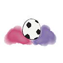 disegno pallone da calcio Barça
